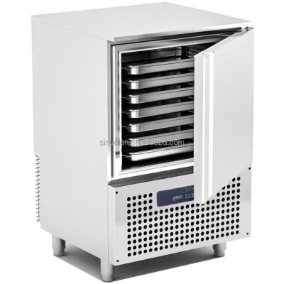 China Commercial Portable Blast Deep Freezer For Ice Cream -40C Blast Freezer For Gelato for sale