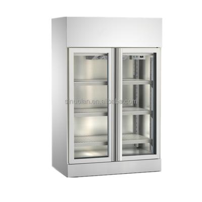 China 2 Doors Upright Commercial Restaurant Freezer /commercial Upright Kitchen Freezer for sale