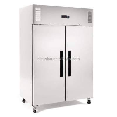 China Hot Sale Standing Upright Refrigerator Commercial Kitchen Crisper Freezer Stainless Steel Refrigerator Freezer for sale