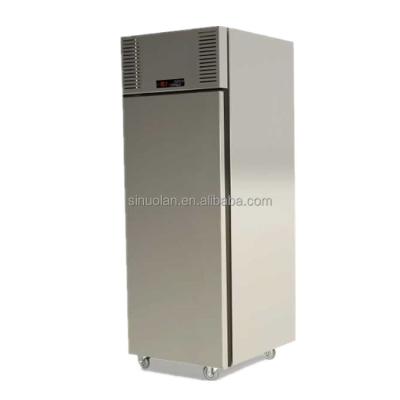 China Commercial Refrigerator Display Refrigerator Freezer Single Door Fridge Stainless Steel Refrigerator for sale