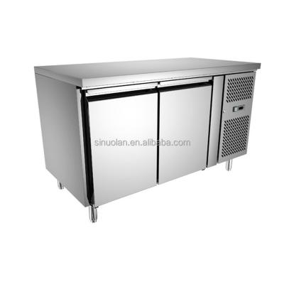 China Hotel Equipment Under Counter Refrigerator /refrigerated Counter Top Salad Bar /work Table Refrigerator Freezer for sale