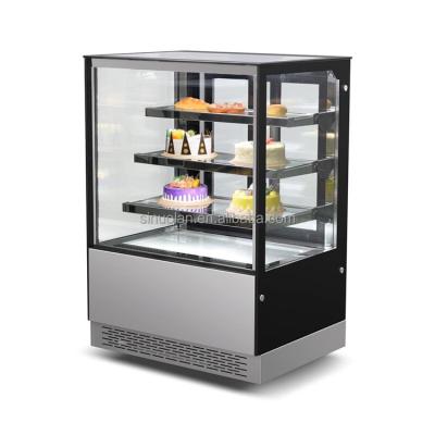 China New Design Marble Cake Display Fridge Bread Pastry Refrigerator Chiller Heater Cabinet Display Fridge for sale