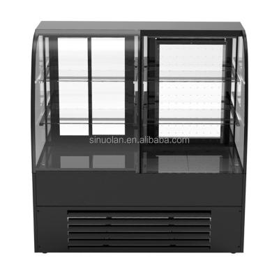 China Guangzhou Manufacturer Bakery Cake Display Showcase Fridge Glass Window Cake Showcase For Bakery Store Refrigeration Equipment for sale