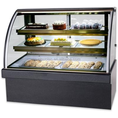 China Cake Display Counter Top Showcase Cake Display Fridge Showcase Cake Chiller Display Showcase for sale