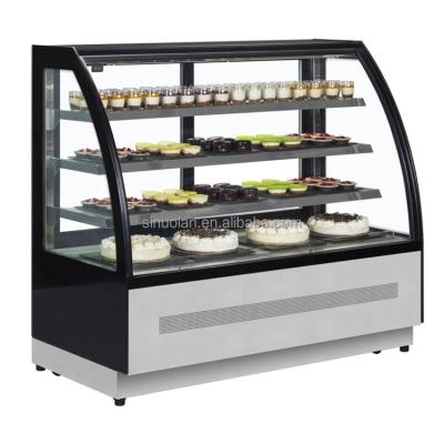 China Refrigerated Cake Showcase Refrigerator And Freezers Cake Display Commercial Display Cake Vitrine Refrigerator Showcase for sale