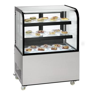 China Cake Display Fridge Bread Cabinet Cake Showcase Bakery Display Counter Fridge Refrigerated Display Refrigerated Showcase for sale