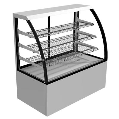 China Commercial Food Warmer Display Showcase With Glass Cover Hot Food Fried Chicken Food Display Warmer for sale