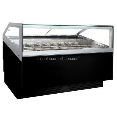 China Wholesale Gelato Small Display Ice Cream Freezer Mini Table Top Mini Ice Cream Display Freezer for sale