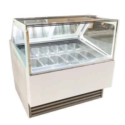 China Customized Commercial Ice Cream Display Freezer Fridge for sale