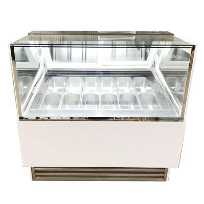 China Popsicle Display Freezer Showcase/Gelato Ice Cream/Popsicle Freezer Showcase for sale