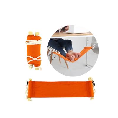 China Mini Office Home Foot Rest Portable Foot Hammock Stand Up Desk Adjustable Feet Swing for sale