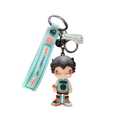 China Tide L096 Tide boy pendant key chain cartoon car animation key bag plastic doll cool mechanical creative pendant for sale