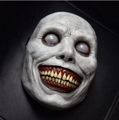 China Other L148 Creepy Mask Halloween Smiling Demons Horror Masks Evil Cosplay Props Headwear Dress Up Party Apparel Props for sale