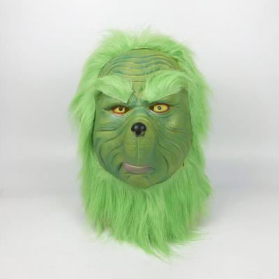 China Other L150 Cosplay 2021 Props Costume Affect Us Grinch Costume Halloween Christmas Game Novelty Face Mask Adult Emulsion High Quality for sale