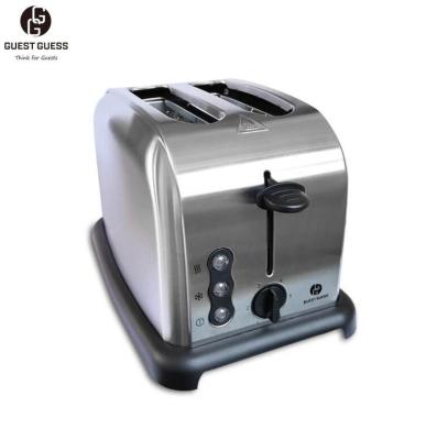 China Defrost/Reheat/Cancel function Guest Guess Stainless Steel Mechanical Timer High Quality Automatic Toaster Bread Bread Machine Sandwich Toaster 2 Slices for sale