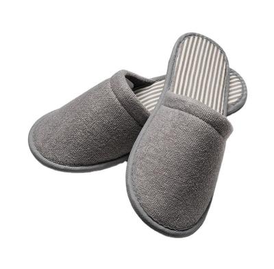 China Exquisite Disposable Hotel Amenities 2023 OEM Cheap Washable Disposable Hotel Terry Towel Slippers Personalized Slipper Shoes Hotel Bathroom Slippers For Hotels for sale