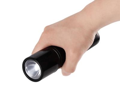 China Mini Smart Design 2023 Wholesale Low Price Hotel Automatic Light-up Electric Charge Zoom Flashlight Emergency Torch Light for sale