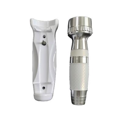 China Skid-proof soft rubber handle High Quality Wall-mounted Energy-saving Emergency White Hotel Rechargeable Flashlight for sale