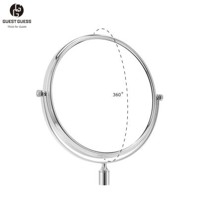 China Sustainable Guest Guess 2023 Wall Mounted Bathroom 3X Magnifying Makeup Mirror Professional Make Mirror Bathroom Simple Mirrors With Led Up for sale