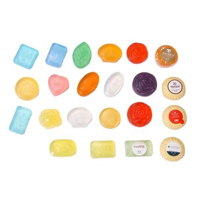 China Exquisite Disposable Hotel Amenities Hot Selling Luxury Mini Cute Hotel Disposable Soap And Toiletries In Various Shapes for sale