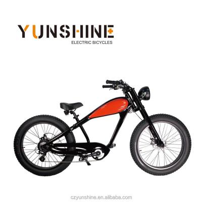 China Aluminum Alloy 48V 750W Fat Tire Vintage Electric Bike for sale