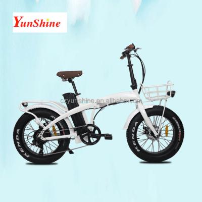 China Aluminum Alloy Samoyed, 36v 48v Motor Power Fat Tire Folding Electric Bicycle for sale