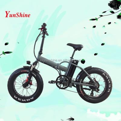 China Aluminum alloy sled dog, dynamo ez 1000w fat tire aluminum alloy electric folding bike for sale