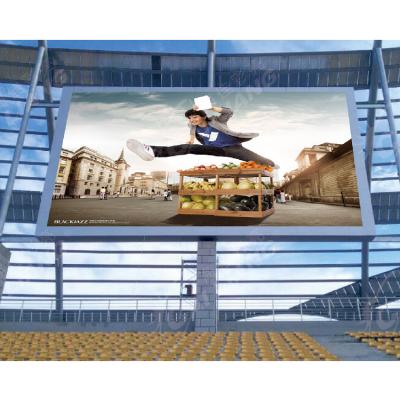 China Outdoor high refresh rate p10 outdoor street advertise events big sports hd tv roadside waterproof led matrix billboard module for sale