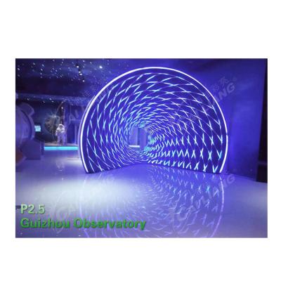 China indoor indoor full color 3 in 1 curved dance floor p2.5 stage backdrop nightclub disco pantalla led screen billboard module for sale