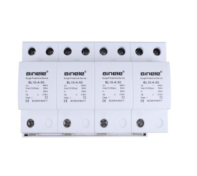 China Voltage Binele Protection 1 50KA 440V 4Pole Surge Surge Protective Device BL10-A-50 SPD Level Surge Protector for sale