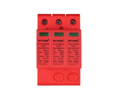 China BL5-B50-PV 3P SPD Voltage Protection DC1500V 25-50KA Surge Protective Device Binele Lightning Arrester for sale