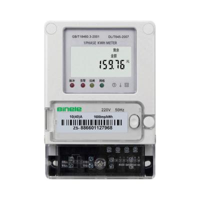 China Single Phase Power Consumption Monitoring Chamber Energy KWH Meter Transparent Electric Watt Hour Meter for sale