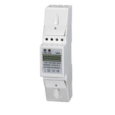 China Energy Consumption Monitoring Single Phase KWH Meter Induction Watt Hour Meter Electrical Mechanical Energy Meter for sale