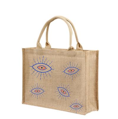 China Multifunctional Evil Eye Tote Beach Bag for sale