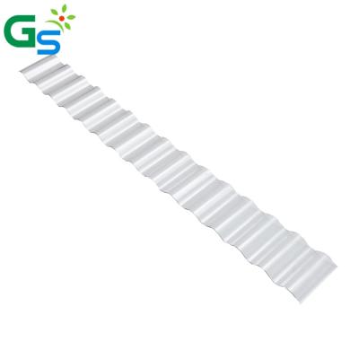 China Guansu factory wholesale customized 0.8mm-2.7mm clear uv blocking polycarbonate corrugated plastic roofing sheet for sale