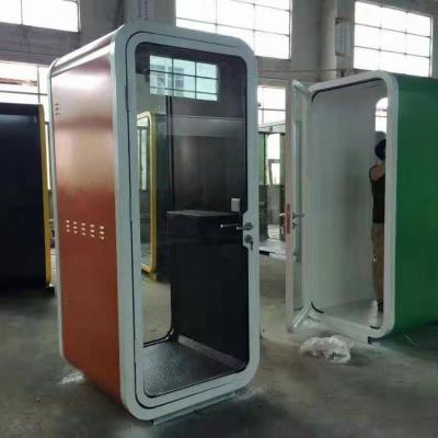 China Guansu Good Quality Sound Proof Telephone Booth Office For Sale for sale