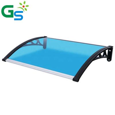 China Manual Operation and Polycarbonate Solid Sheet Customized Modern Design Outdoor Canopy for sale