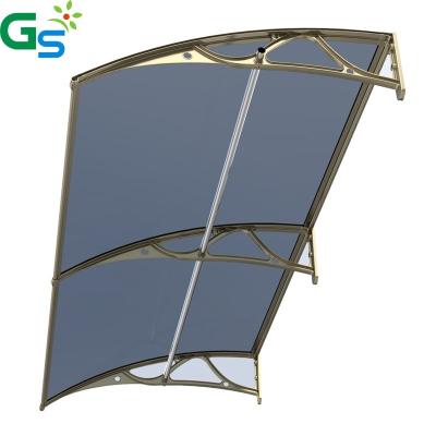 China Aluminum Alloy Front Door Window Canopy for Foshan Featuring Manual Operation Method for sale