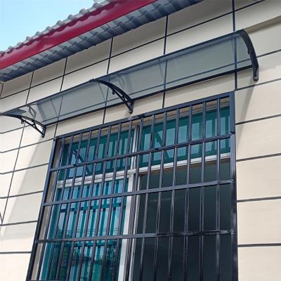 China Guansu OEM Customized 120*300cm PC Solid Sheet Awning for Outdoor Window and Front Door for sale