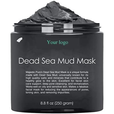 China Moisturizer OEM Face Mud Mask Spa Quality Pore Reducer Acne Remove Blackheads Pore Remover Clay Dead Sea Mud Facial Face Remover Mask for sale