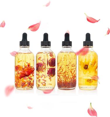 China 100% Organic Pure Private Label Rose Sunflower Petal Face Skin Care Oil Aromatherapy and Massage Essential Oils Body Massage Essential Oil for sale