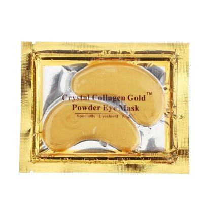 China Anti-Puffiness Dark Circles Acne Beauty Anti Aging Eye Mask Patches Cosmetics Crystal Collagen Gold Eye Mask for sale