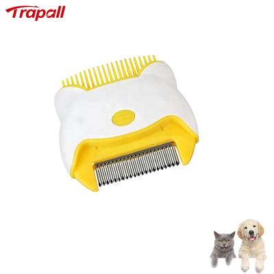 China Viable Electric Flea Comb Pet Lice Nits Remover With Metal Teeth For Cat And Dog for sale