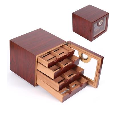 China FUREN Fashionable Custom Classic Cigar Humidor Display Cigar Humidor Cedar Humidor for sale