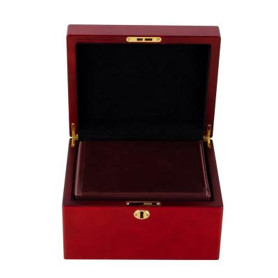 China Sustainable Burial Supplies Cremation Urns Pet Ash Wholesale Urns Wooden Urn Box Lock for sale