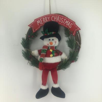 China 80% Polyeater Christmas Decoration Garland Snowman for sale