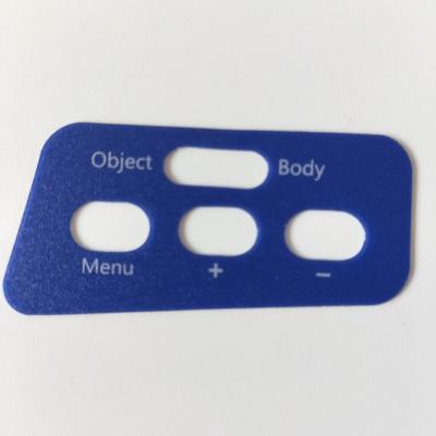 China Long Service Life OEM ODM 4 Button Matrix Overlay Membrane Switch Keyboard Sticker for sale