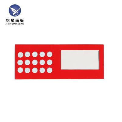 China Non-Toxic Custom Printing Membrane Keypad Front Panel Polycarbonate Graphic Overlay for sale