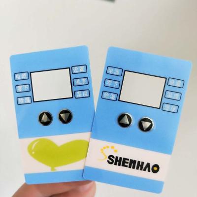 China Non-toxic Custom Design Front Panel Covered With Membrane Keyboard Switch Sticker for sale