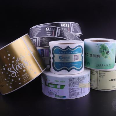 China 500 size label .1*3 roll custom round sticker waterproof stickers, used for box etc. bottle for sale